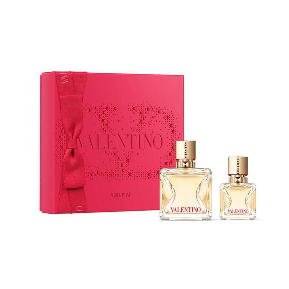 Valentino Beauty Voce Viva Premium Pair Perfume Gift Set In Transparent